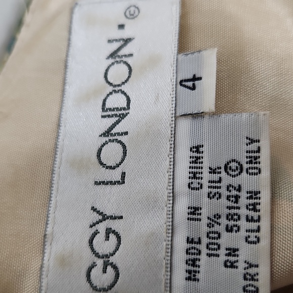 1980s 100% Silk Floral Fitted Midi Dress. Office Summer Dress High Quality Dress - Picture 8 of 12